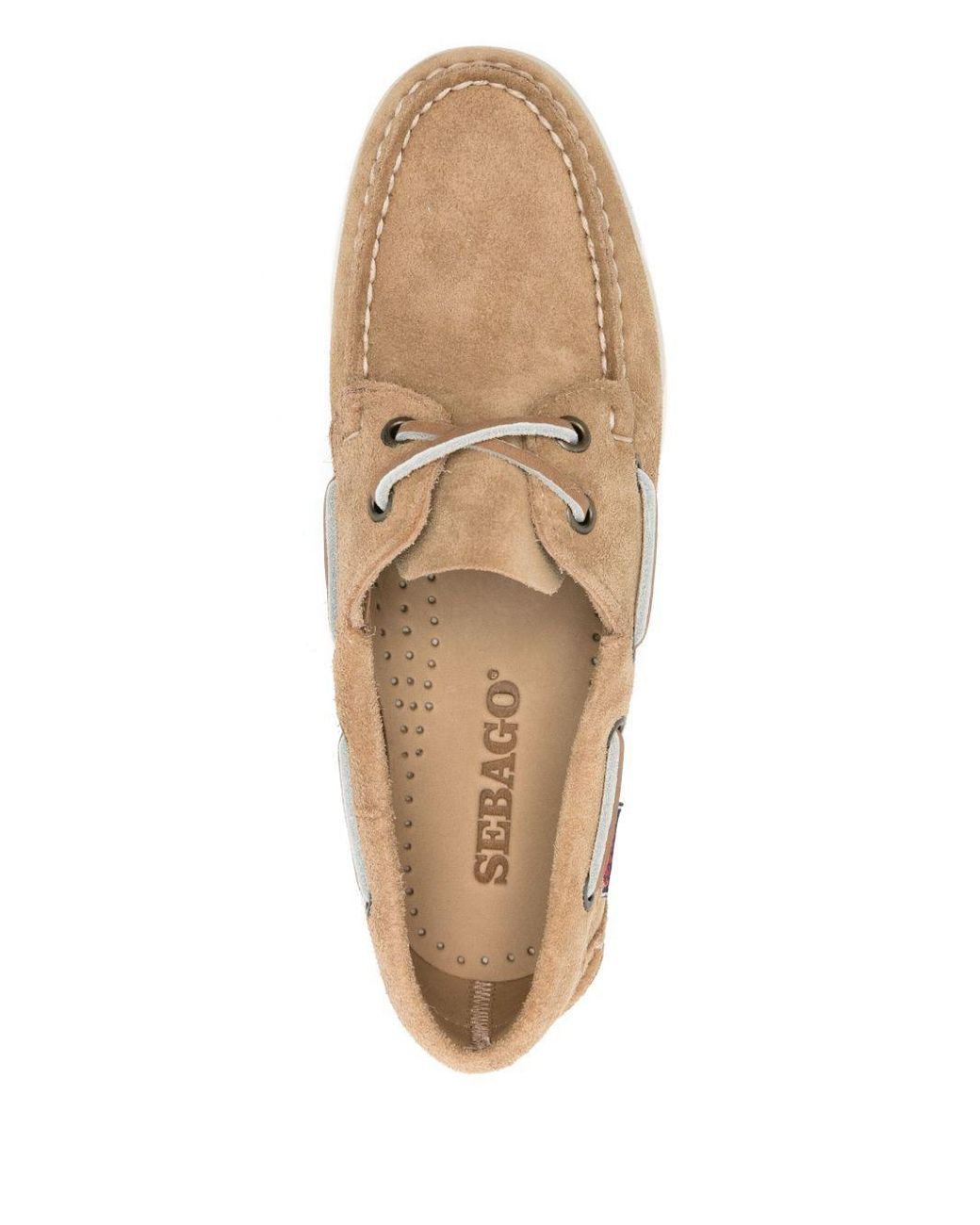 Sebago Natural Portland Flesh Out Boat Shoes