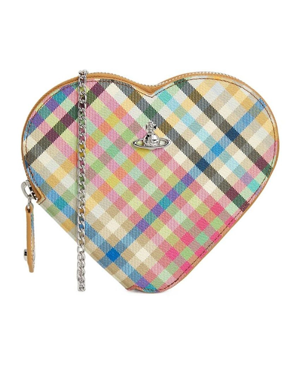Vivienne Westwood Blue Heart Crossbody Bag