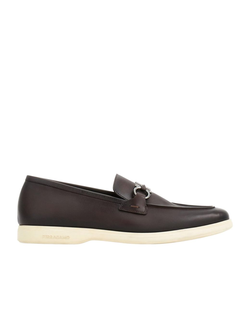 Ferragamo Black Ferragamo Gancini-Plaque Loafers for men