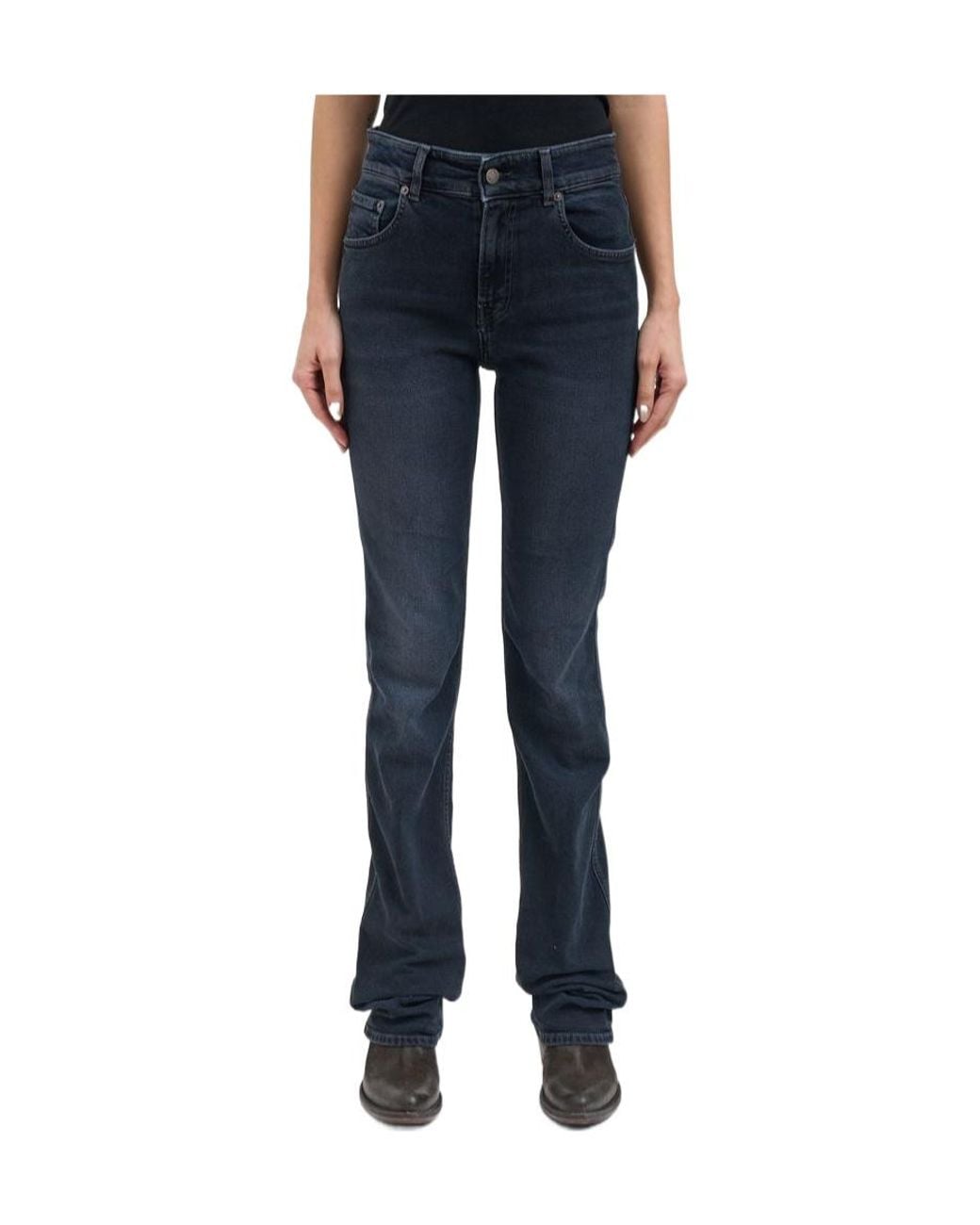 Haikure Blue Logo Jeans