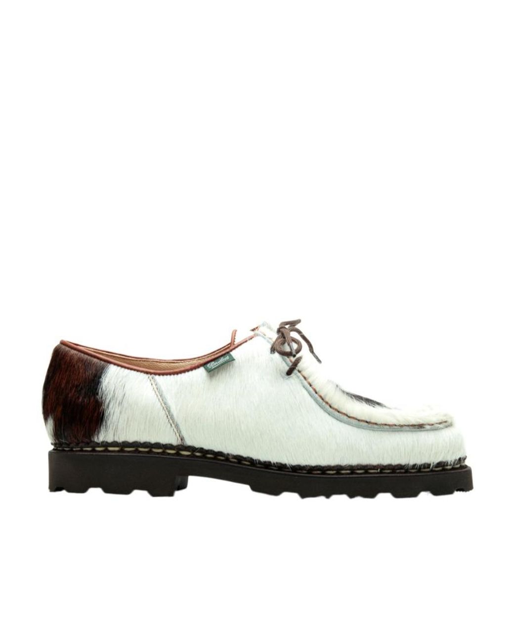 Paraboot White Animal-Print Sneakers for men