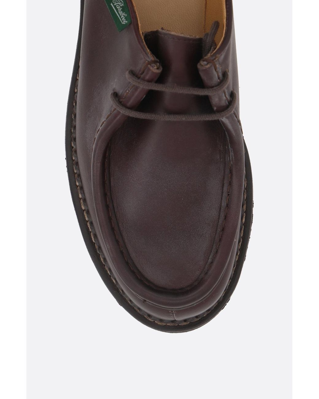 Paraboot Brown Michael Boat Shoes for men