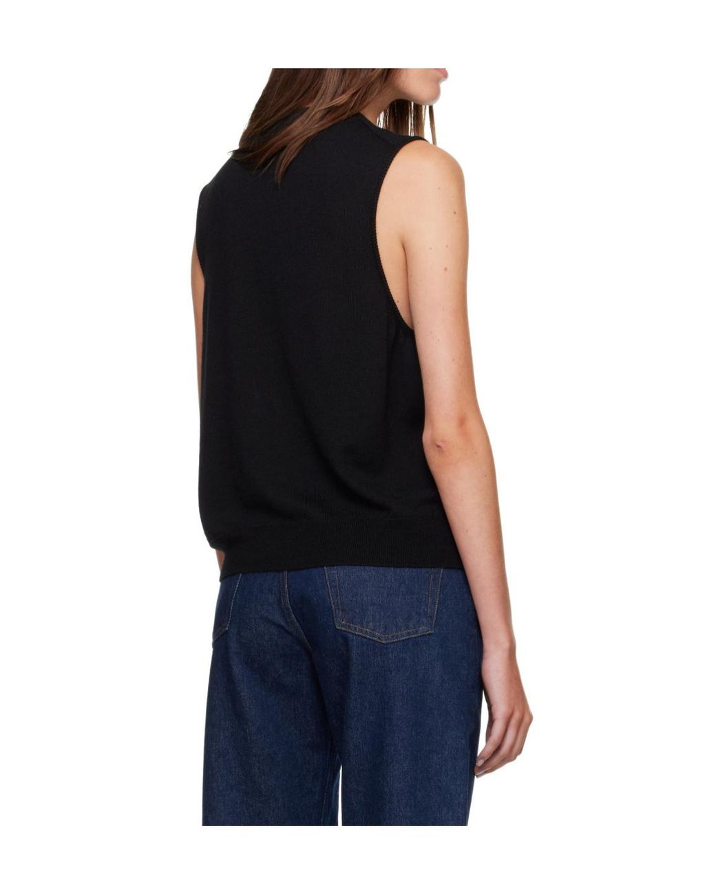 Cordera Black Button-Front Knit Cardigan