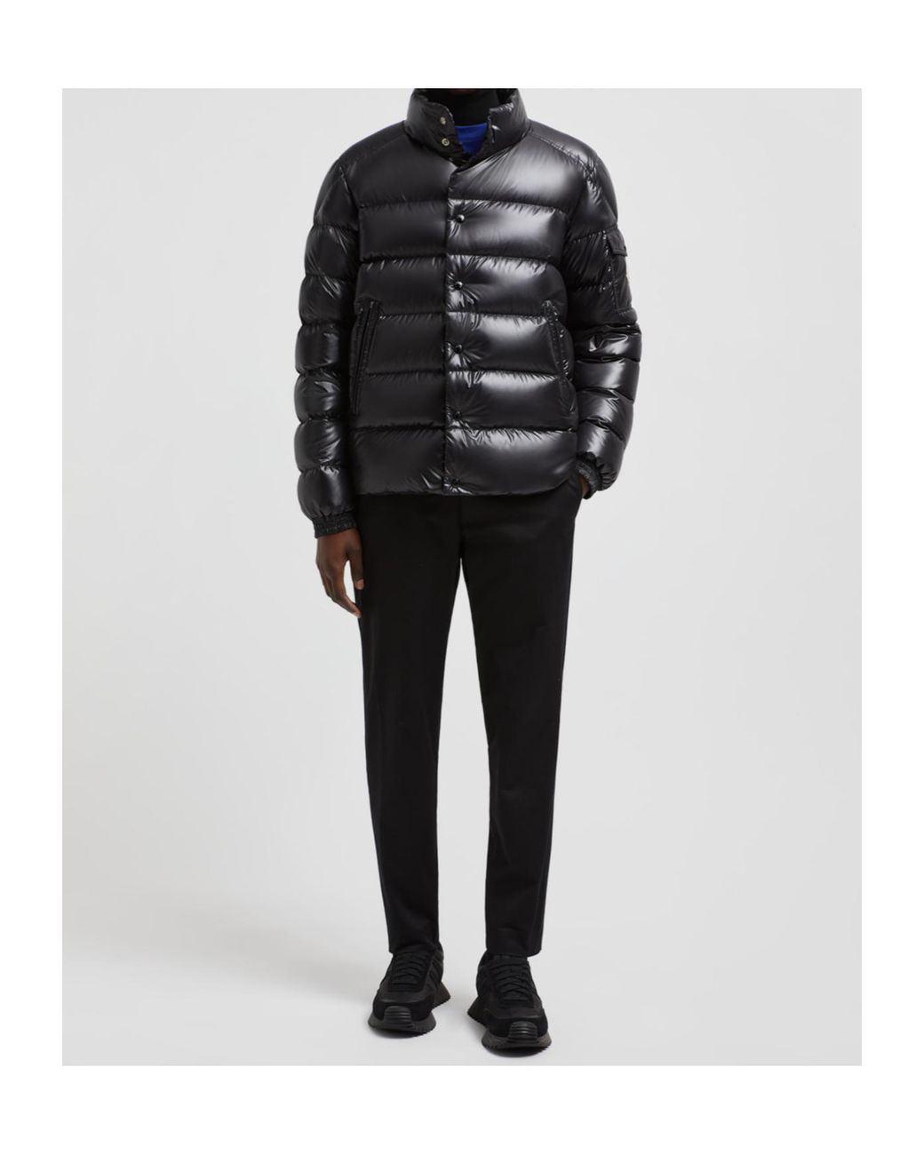 Moncler Black Lule Short Down Jacket for men