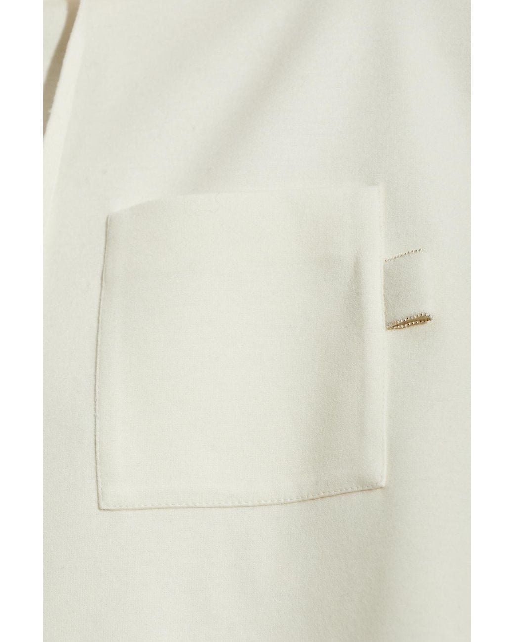 Fabiana Filippi White Cropped Zip-Up Hoodie