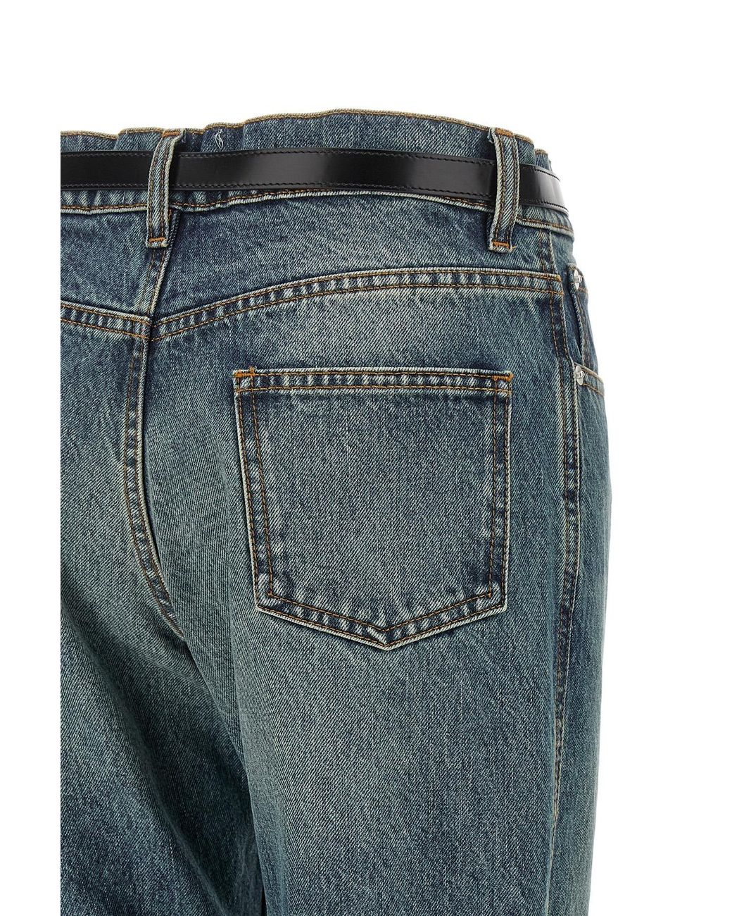 Coperni Blue Belt-Loop Jeans