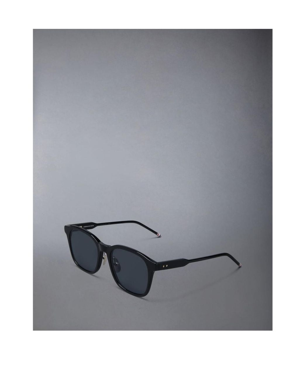 Thom Browne Blue Eyewear Square Frame Sunglasses for men