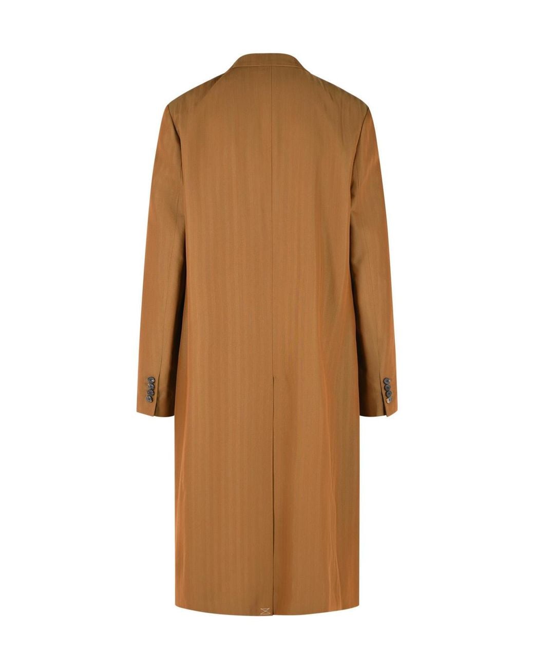 Dries Van Noten Brown Rosie Double-Breasted Coat for men