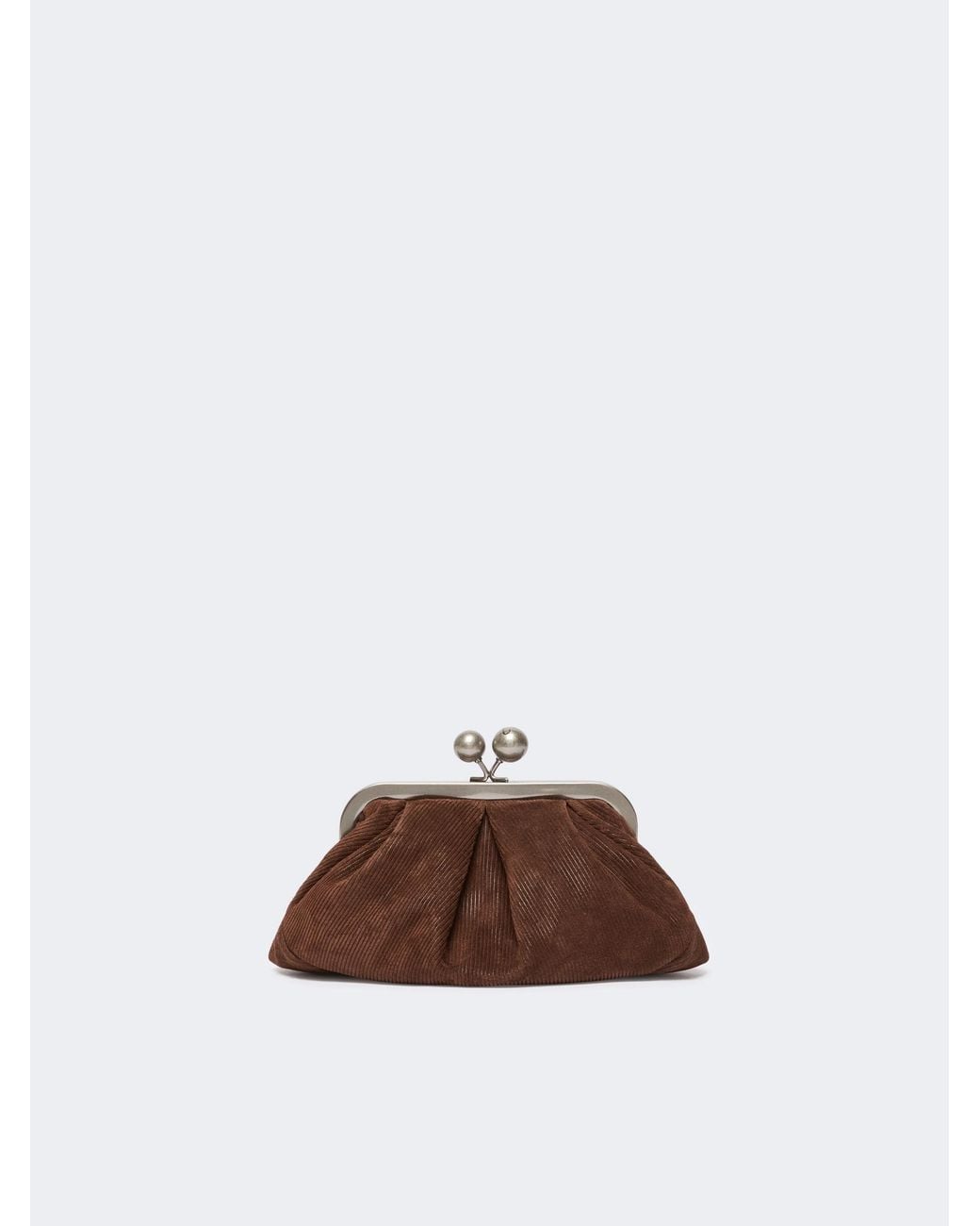 Weekend by Maxmara Brown Pasticcino Leather Clutch Bag