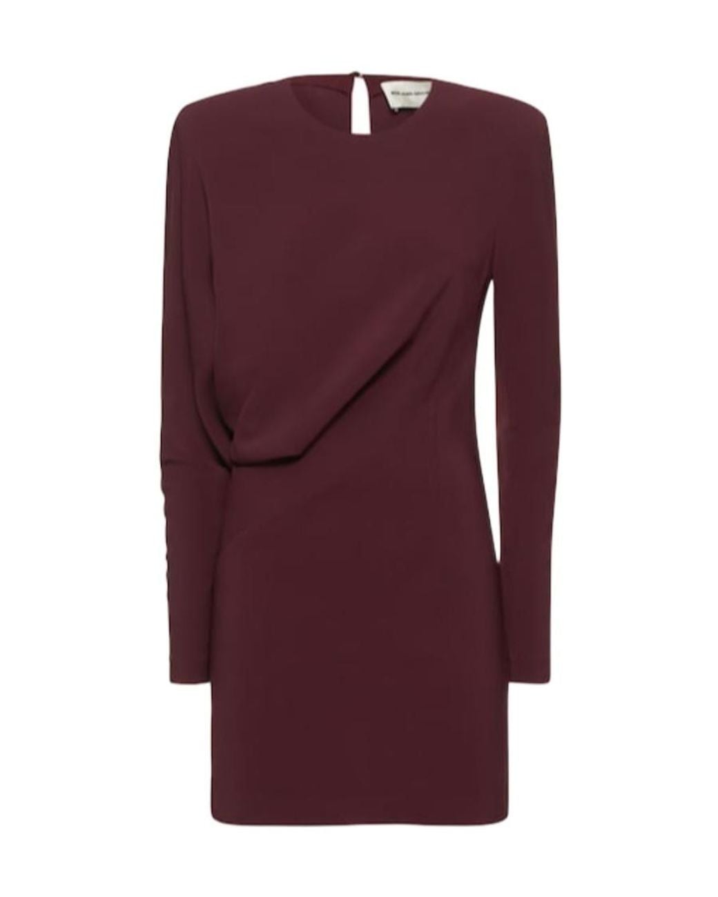Roland Mouret Purple Long-Sleeved Mini Dress