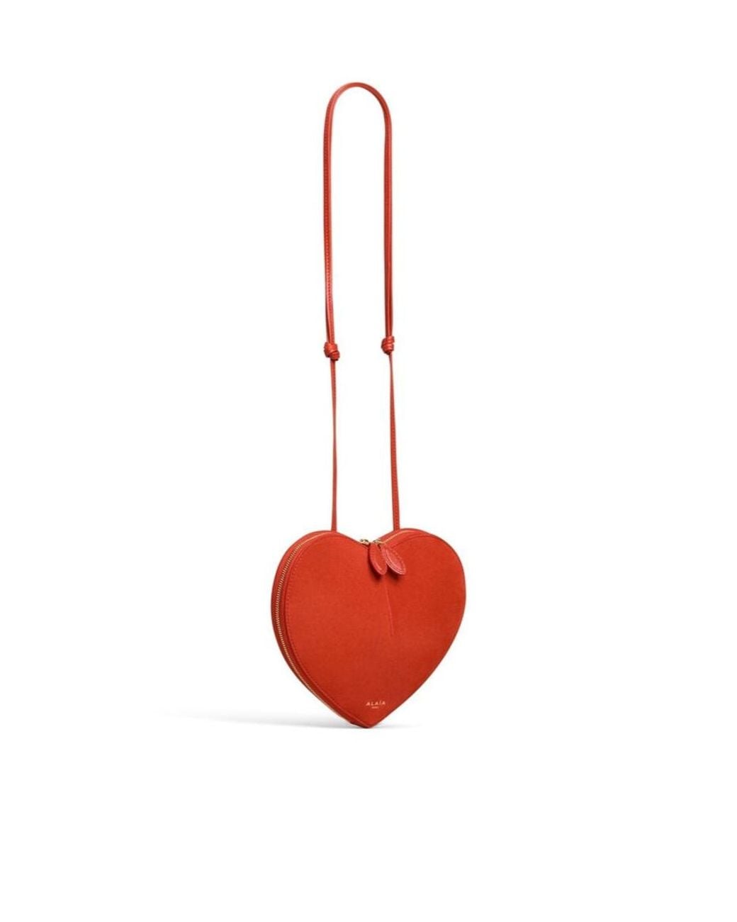 Alaïa White Heart-Shaped Shoulder Bag