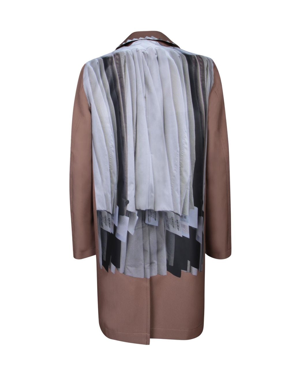 Comme des Garçons Gray Comme Des Garçons Homme Plus Ruffle Panel Coat for men