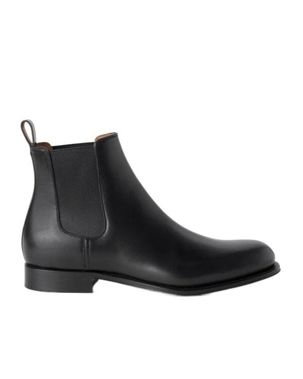 Loro Piana Black Rory Walk Chelsea Boots for men