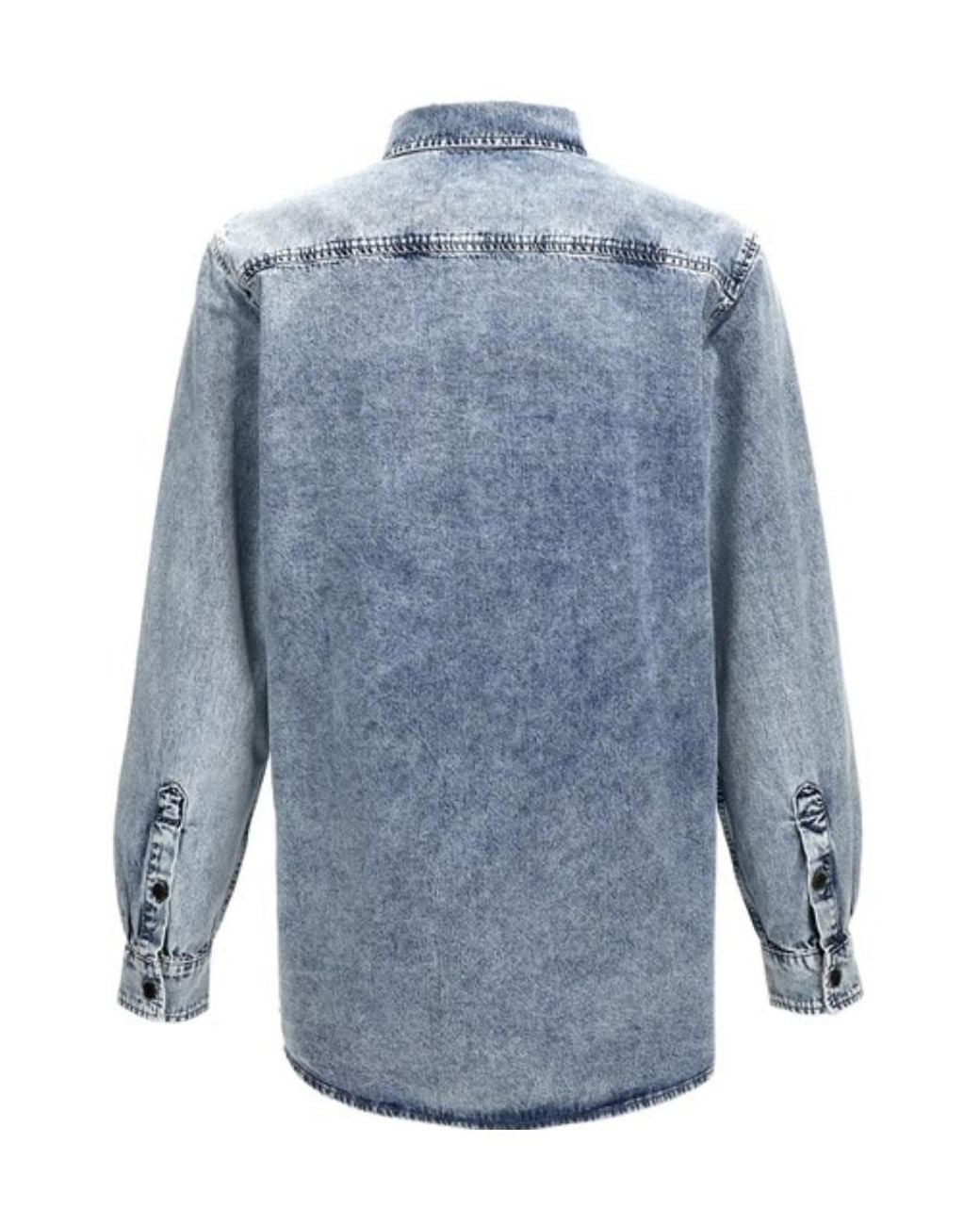 Moschino Blue Teddy Shirt, Blouse for men