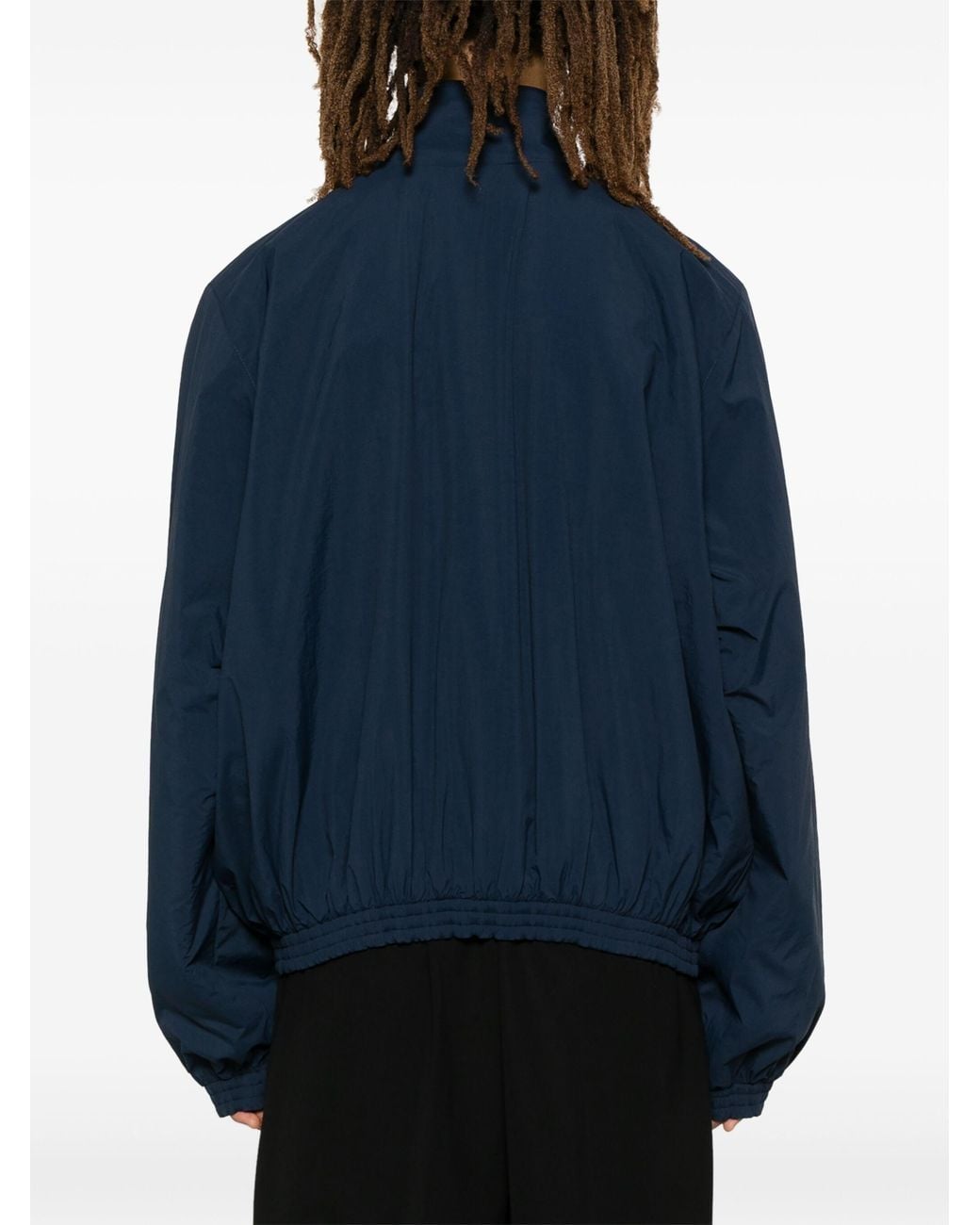 Balenciaga Blue Reversible Zip-Up Jacket for men