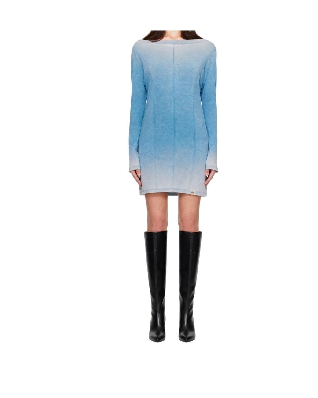 KNWLS Blue Long-Sleeved Dress