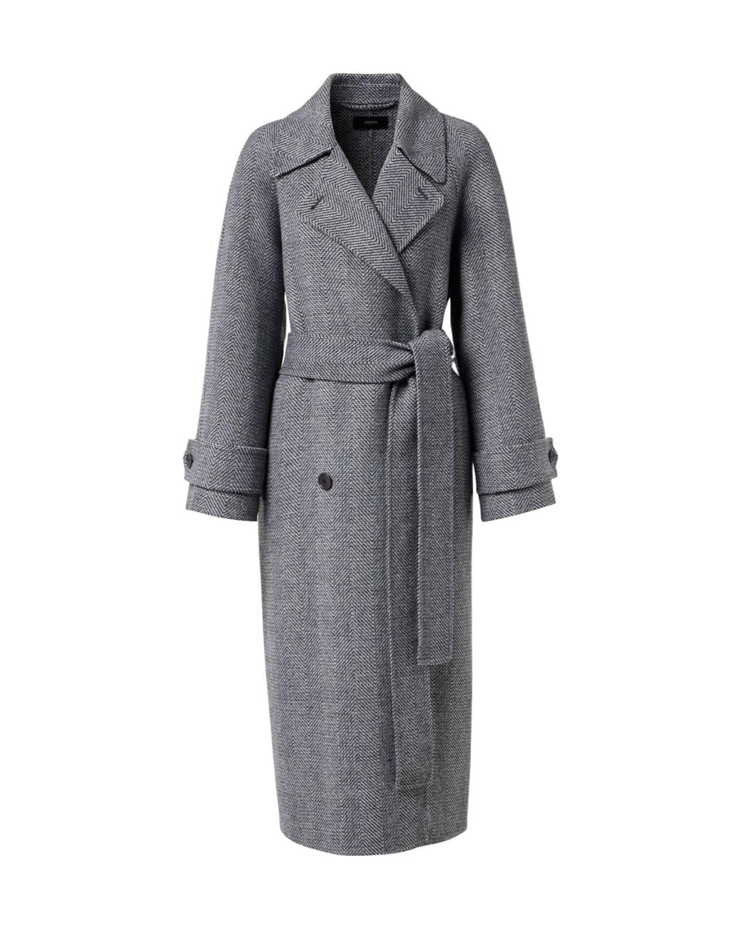 Joseph Gray Belted Coat