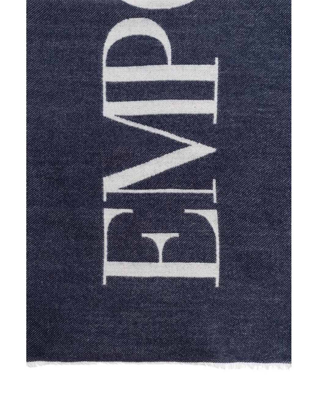 Emporio Armani Black Two-Toned Scarf for men