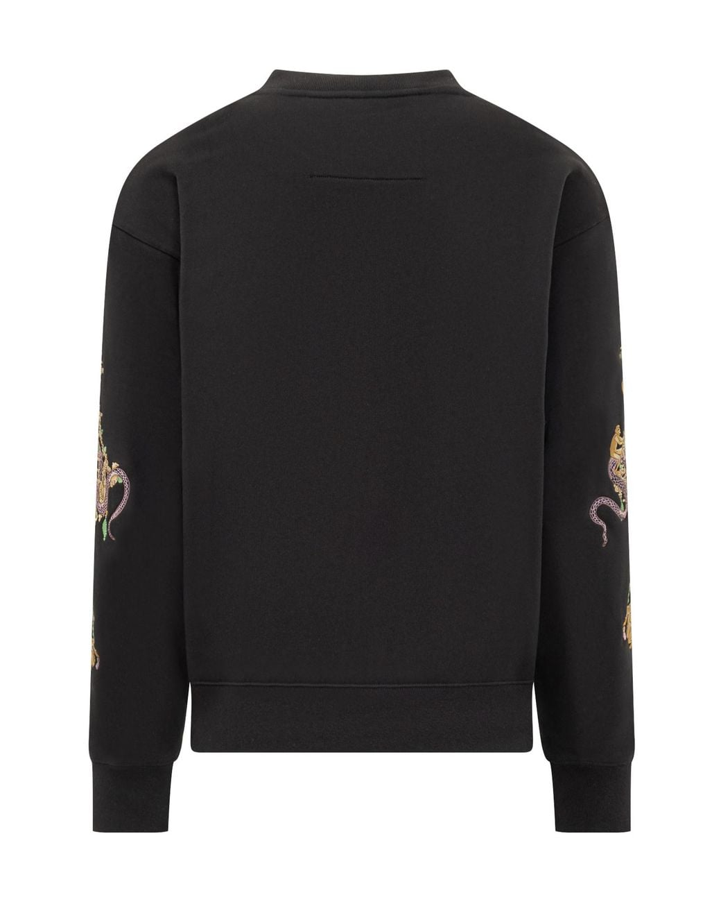 Givenchy Black Logo Embroidered Sweatshirt for men