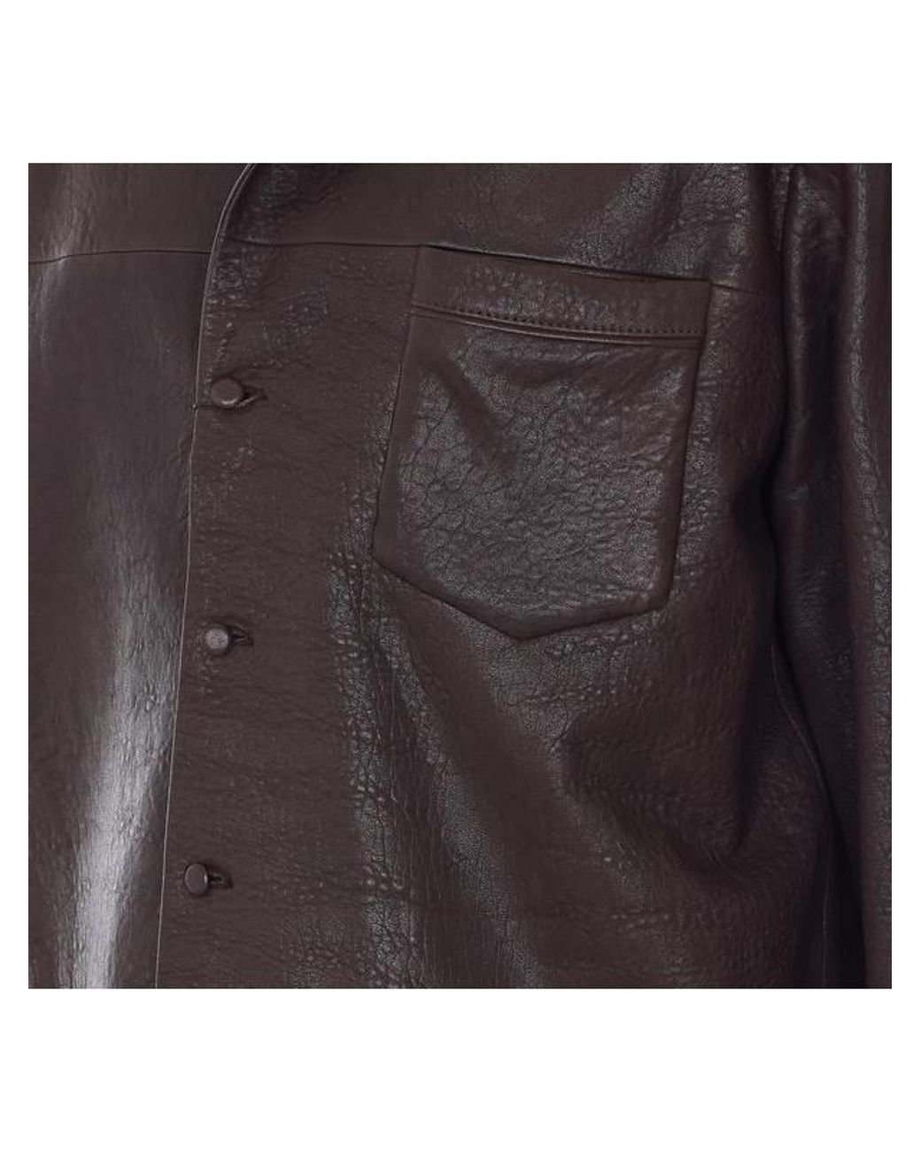 Saint Laurent Brown Buttoned Pocket Jacket