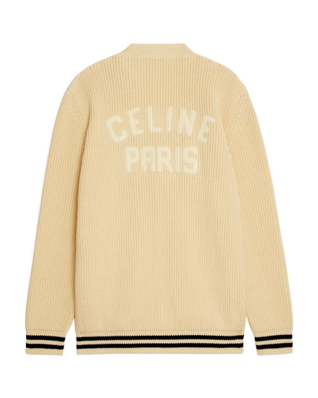 Céline Natural College Cardigan for men