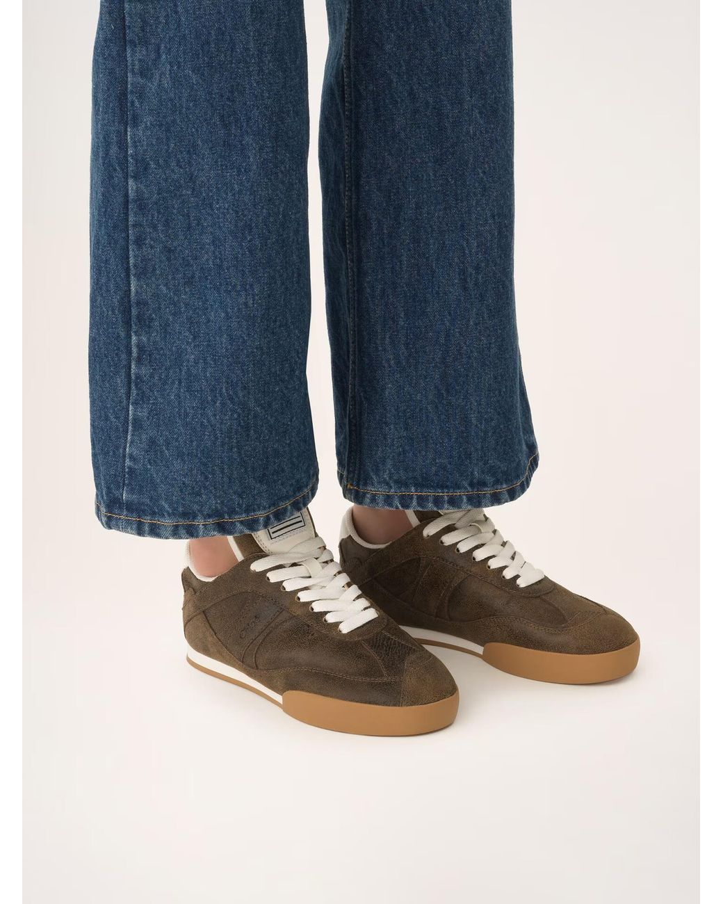 Chloé Brown Chloé Kick Low-Top Sneakers