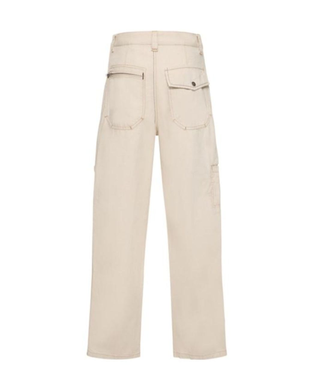Isabel Marant Natural Straightleg Wideleg Pants