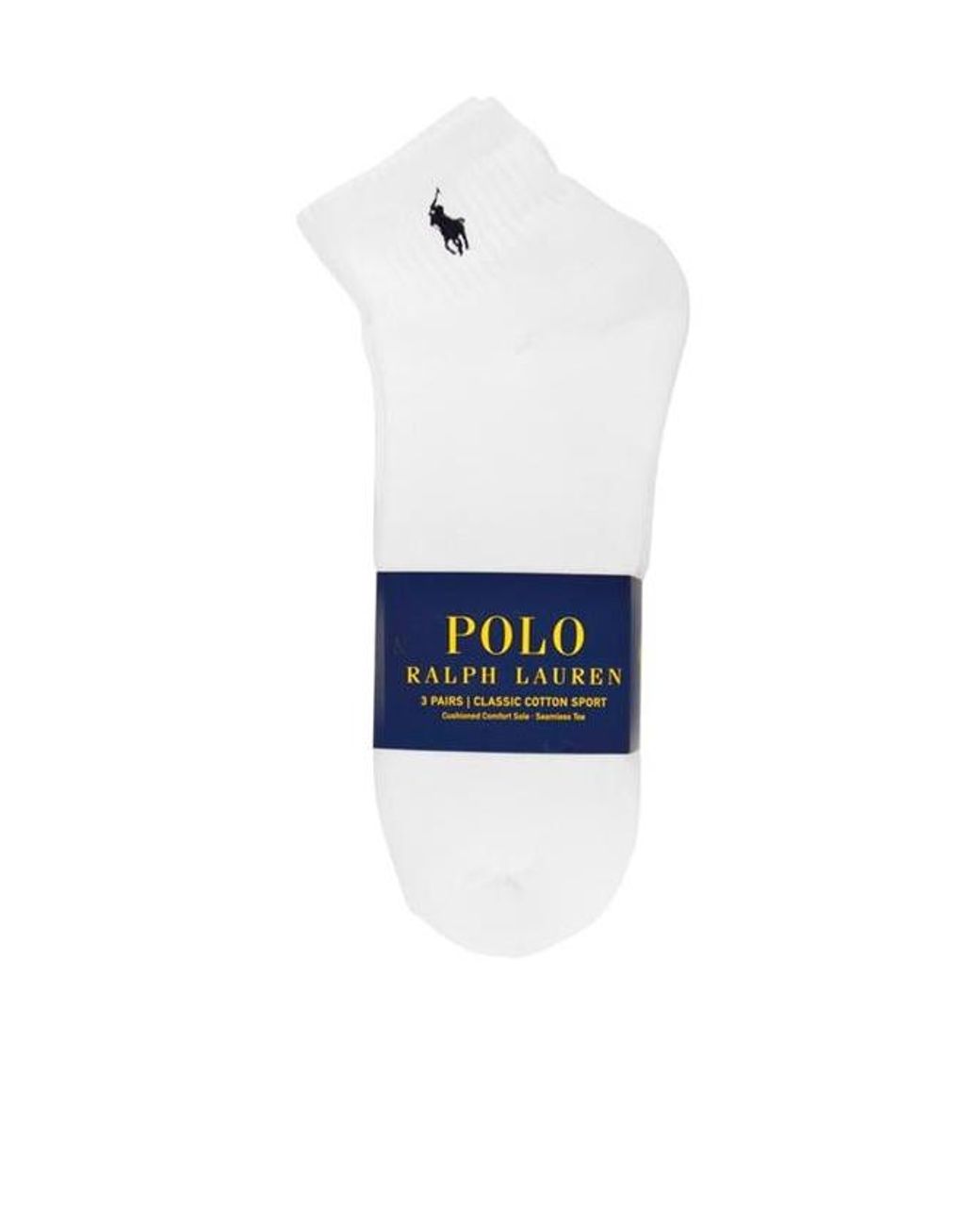 Polo Ralph Lauren White Three-Pack Of Sports Socks for men