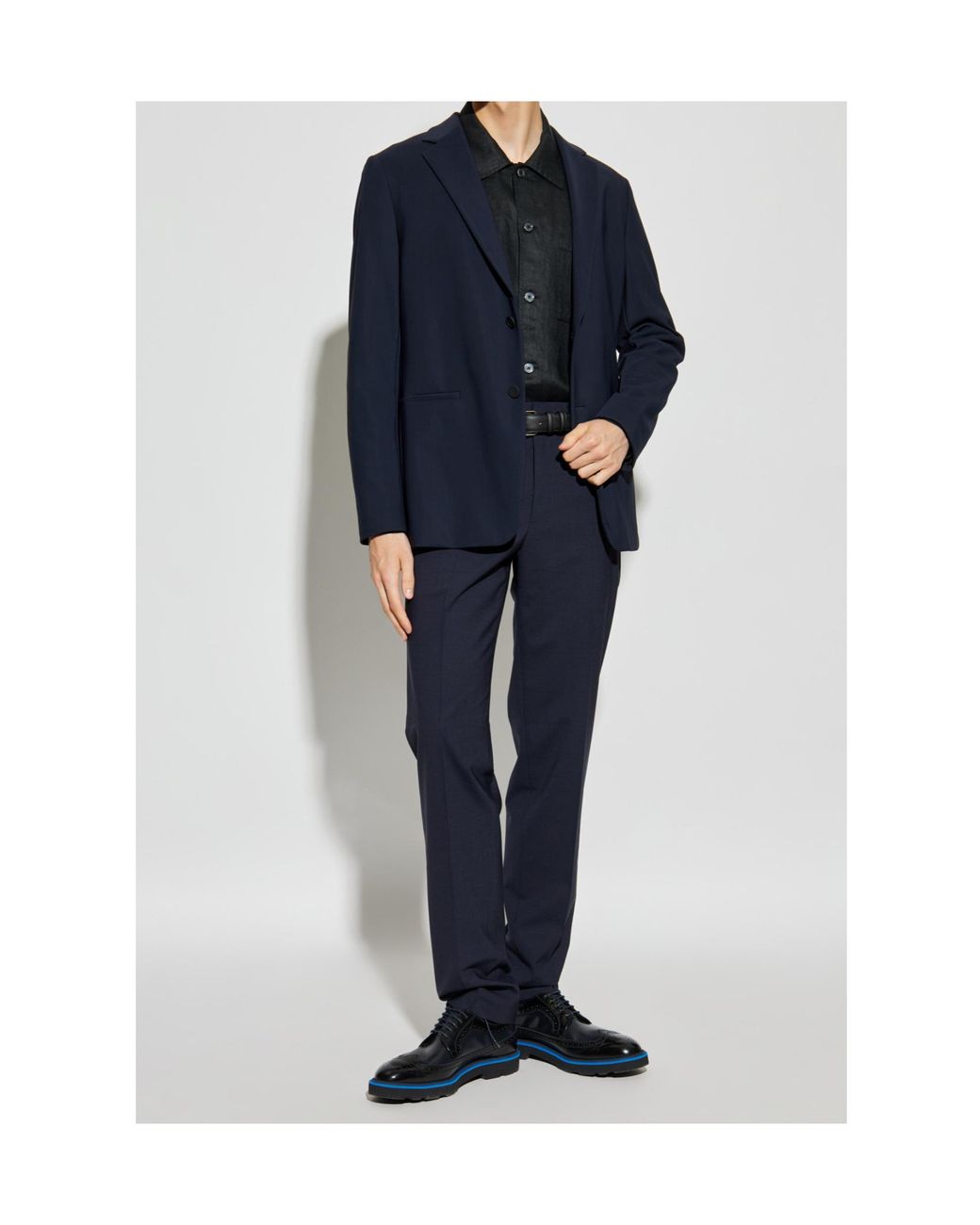 Theory Blue Precision Ponte Clinton Blazer for men