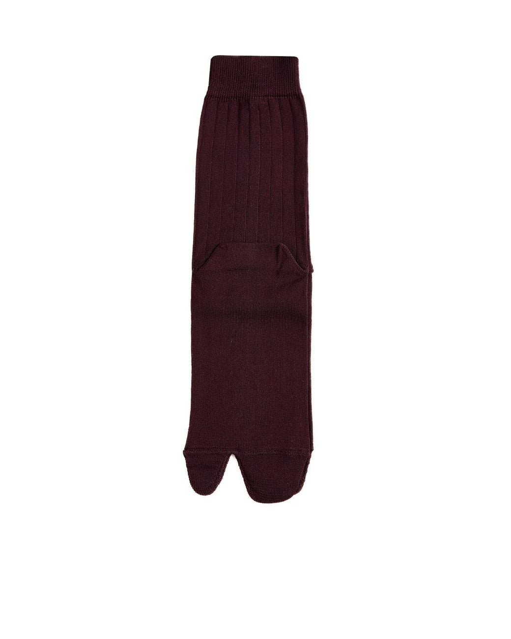 Maison Margiela Purple Tabi Split-Toe Socks