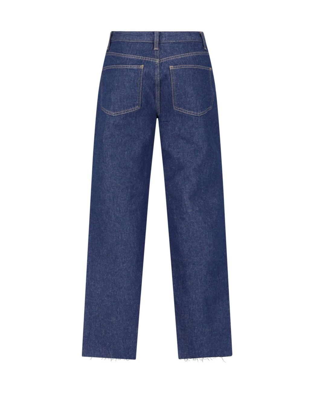 Frankie Shop Blue Straight-Leg Jeans