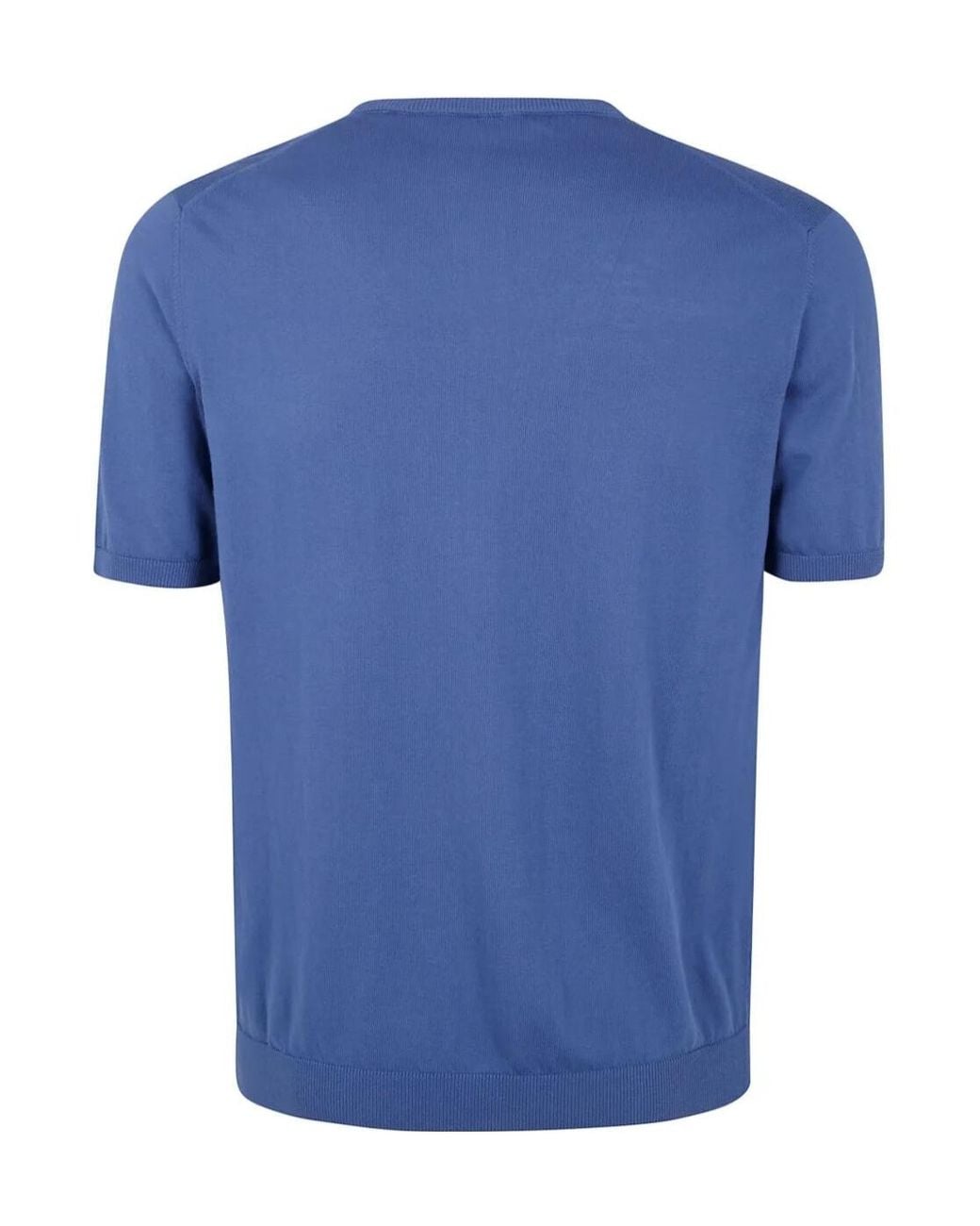 Nuur Blue Cotton T-Shirt for men