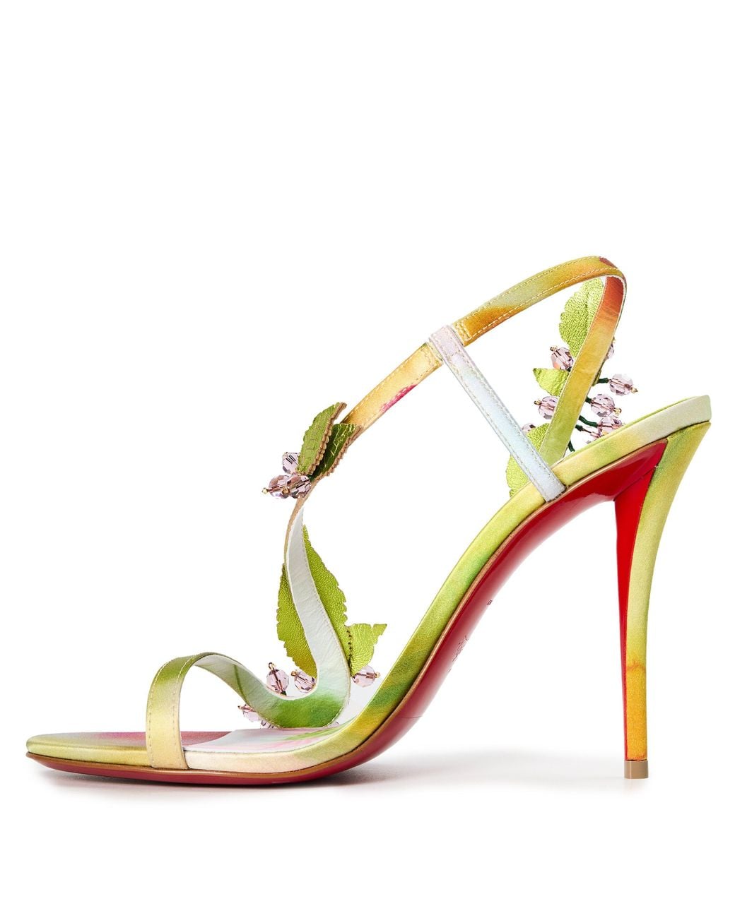 Christian Louboutin Pink Transparent Strap Stiletto Sandal
