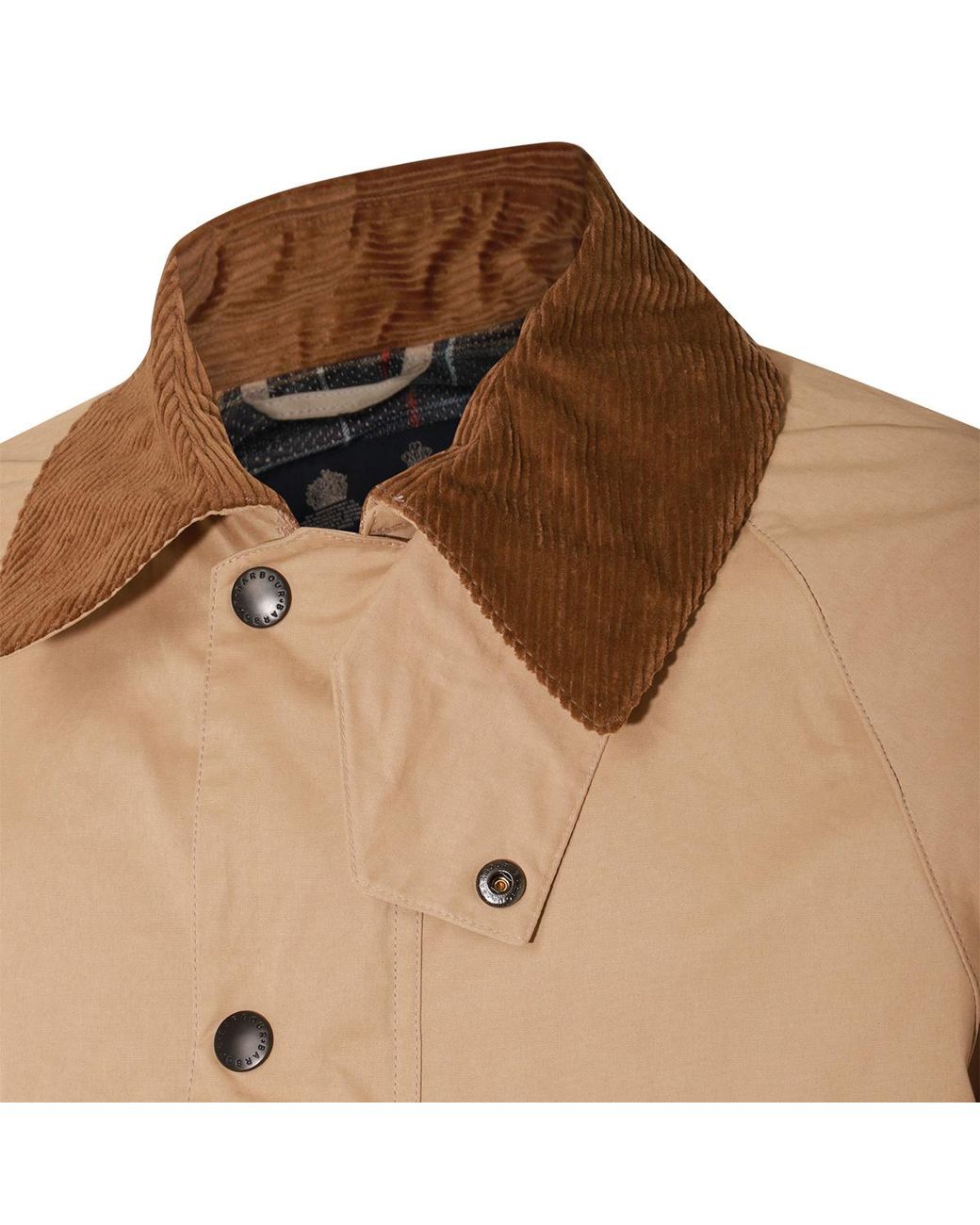Barbour Green Corduroy Collar Jacket for men