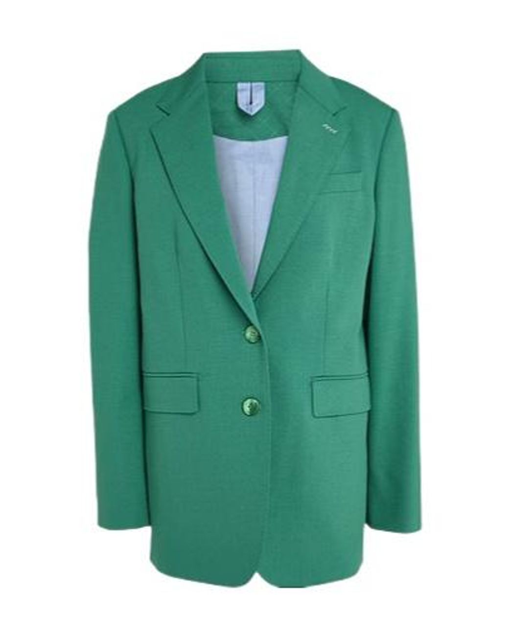 Max Mara Green Blazer Virgin Wool, Mohair Wool, Elastane