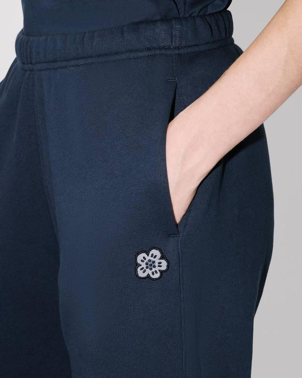 KENZO Blue Sweatpants With Patch