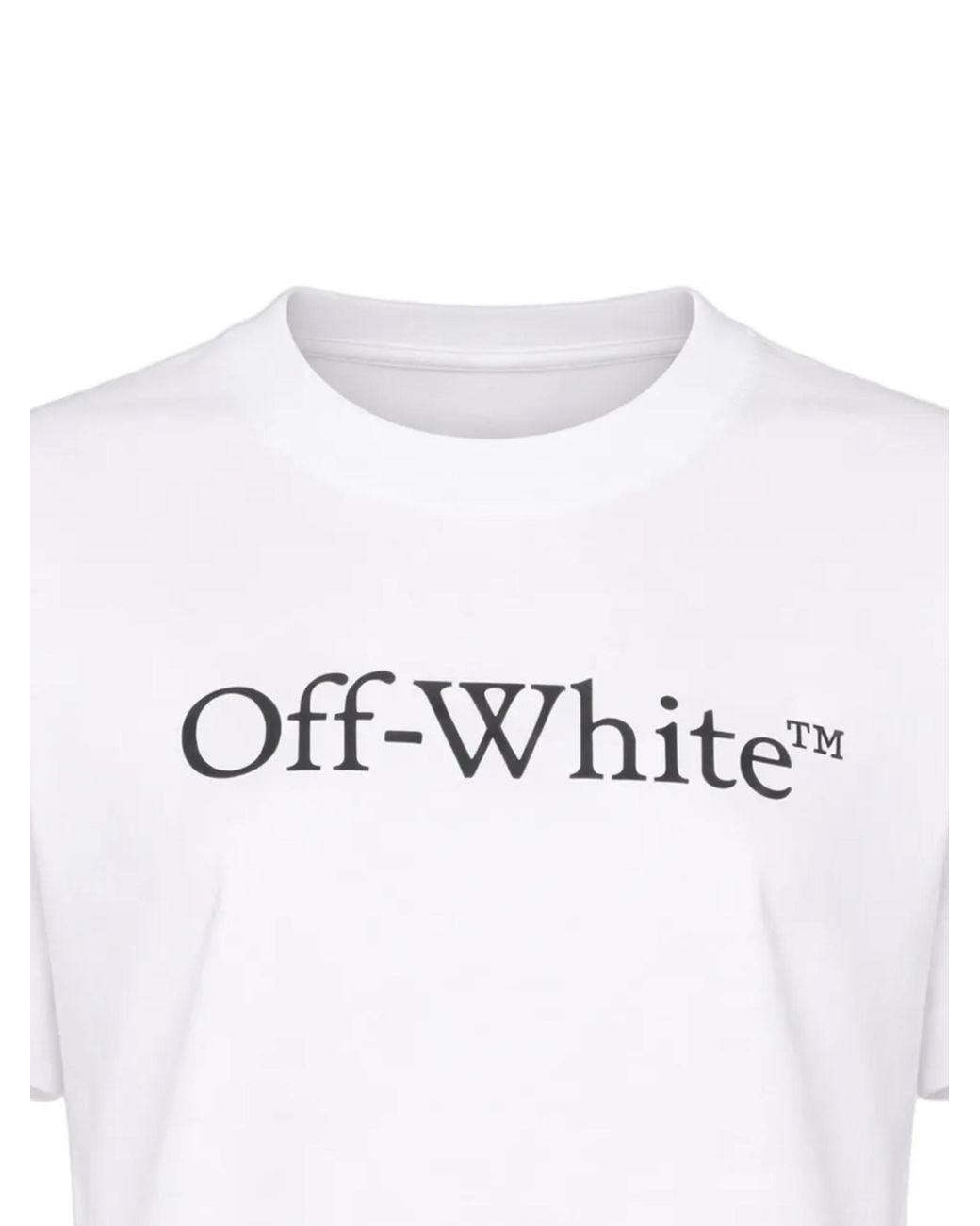 Off-White c/o Virgil Abloh White Bookish Logo-Print T-Shirt