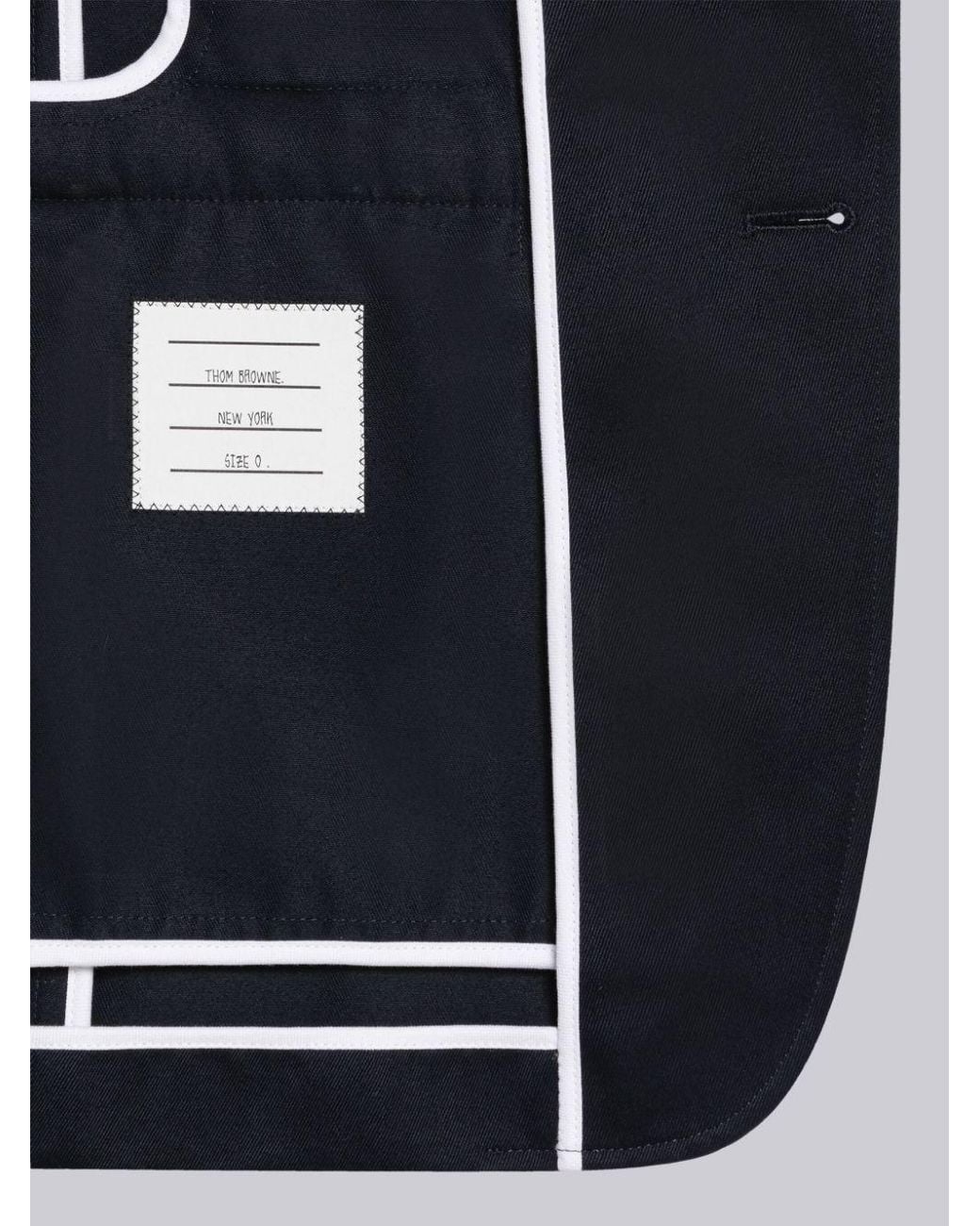 Thom Browne Black 4-Bar Striped Blazer for men