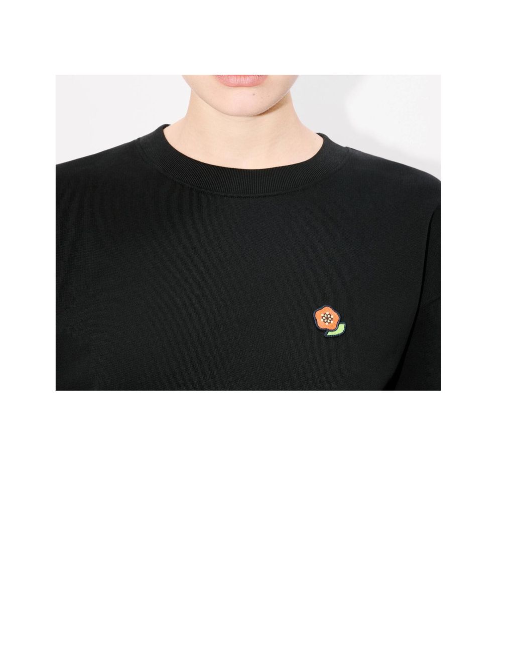 KENZO Black Pop Embroidered Sweatshirt for men