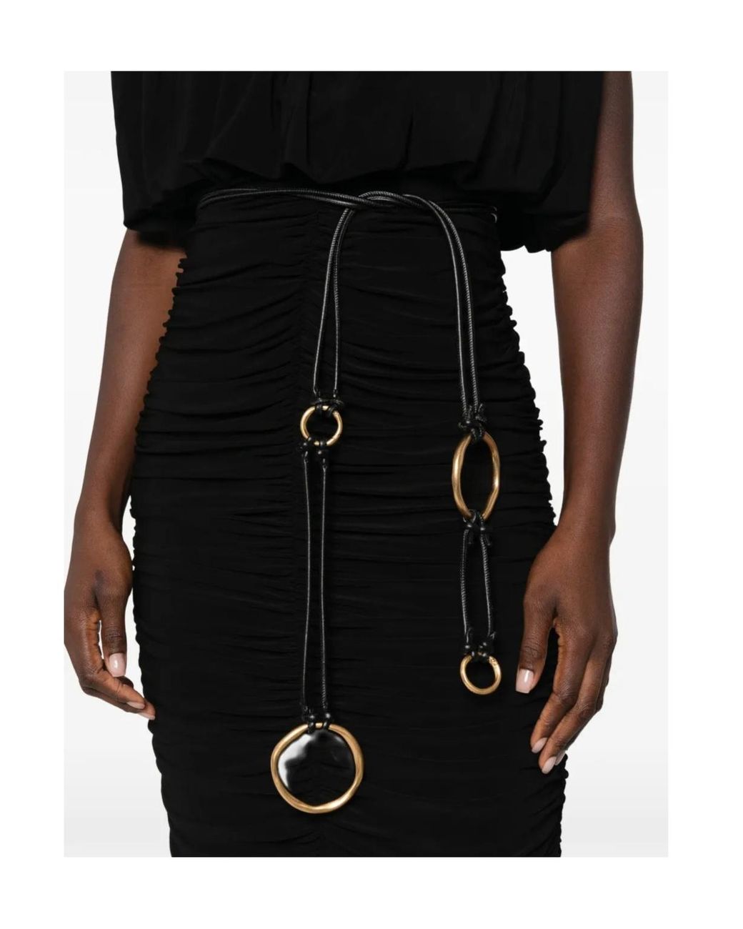 Aje. Black Sleeveless Dress