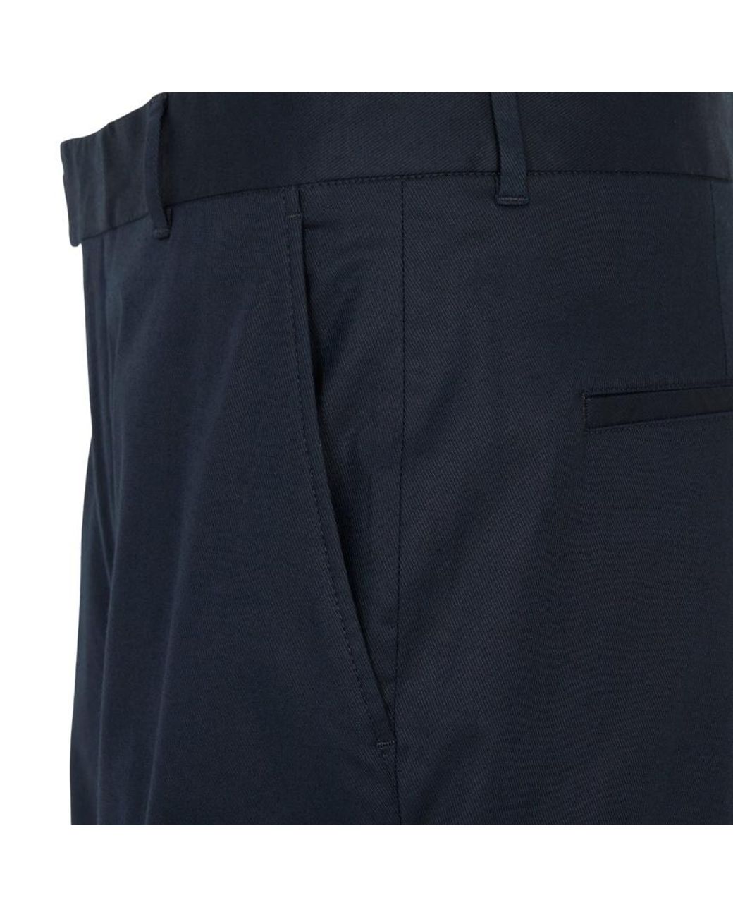 Boss Blue Casual Pants With Belt Loops for men