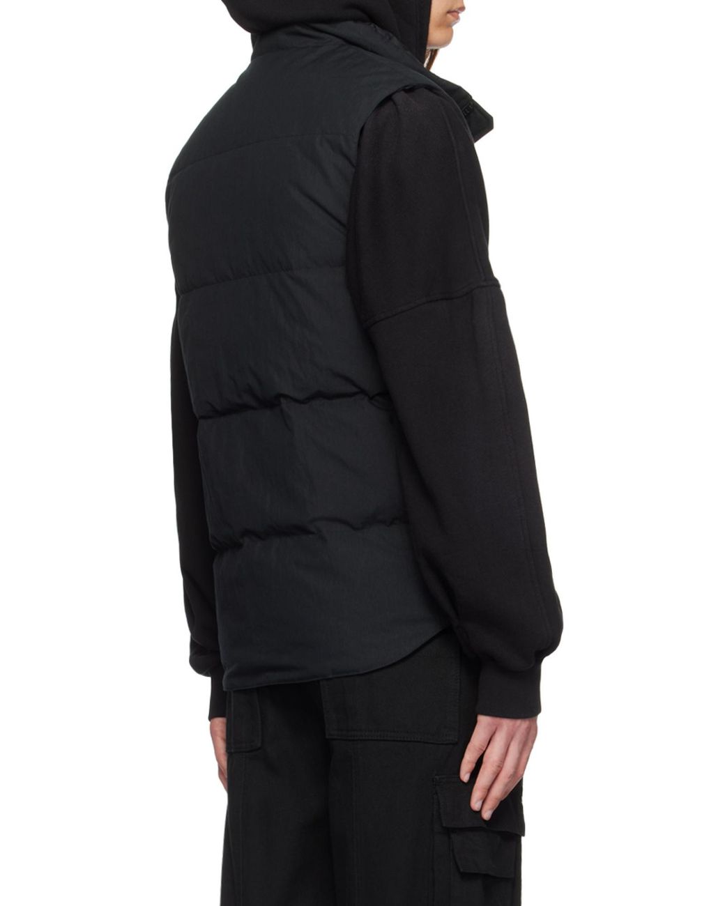 Canada Goose Black Garson Sleeveless Down Jacket for men