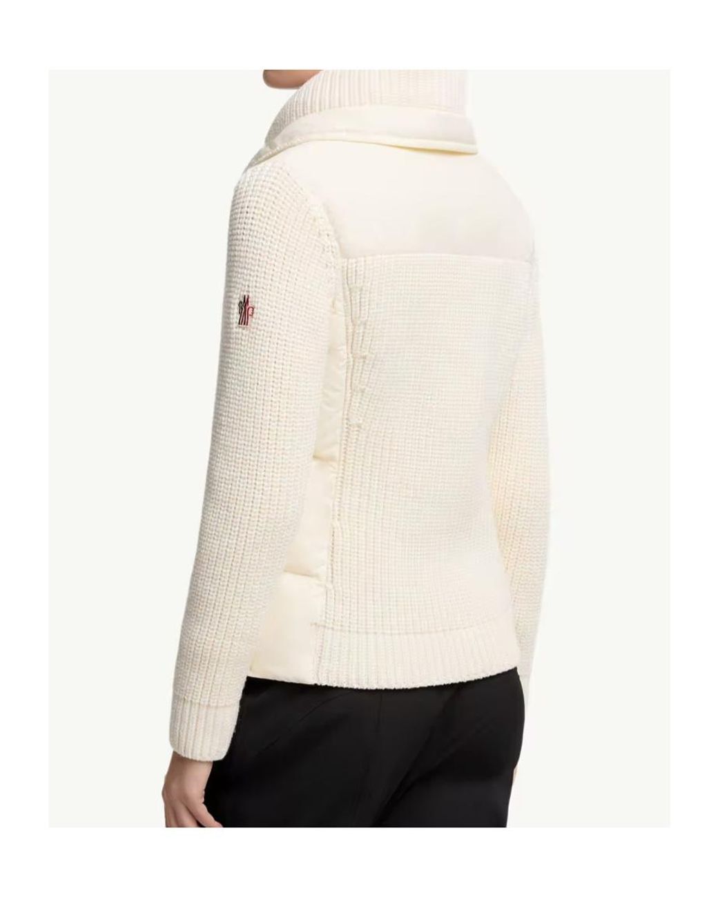 Moncler Natural Grenoble Panelled Zipped Jacket