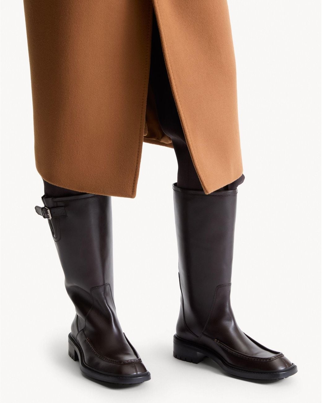 St. Joe Boot Saint Laurent Joe Buckle Boots in Brown for Men | Lyst