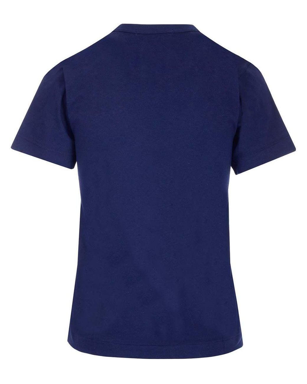COMME DES GARÇONS PLAY Blue Comme Des Garçons Play Double Heart Crewneck T-Shirt for men