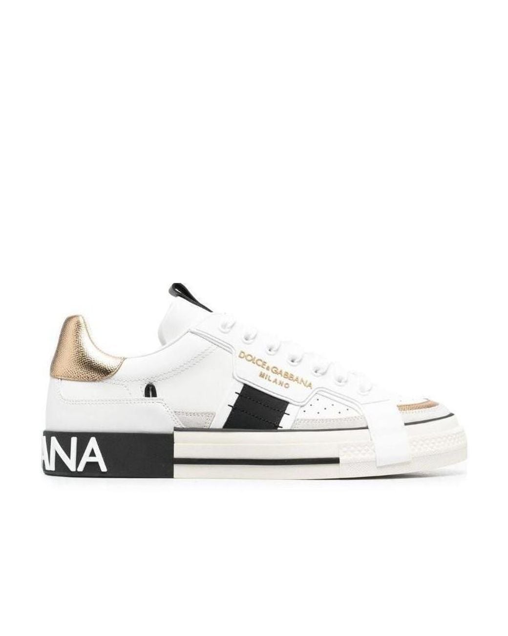 Dolce & Gabbana White 2.Zero Lace-Up Sneakers for men