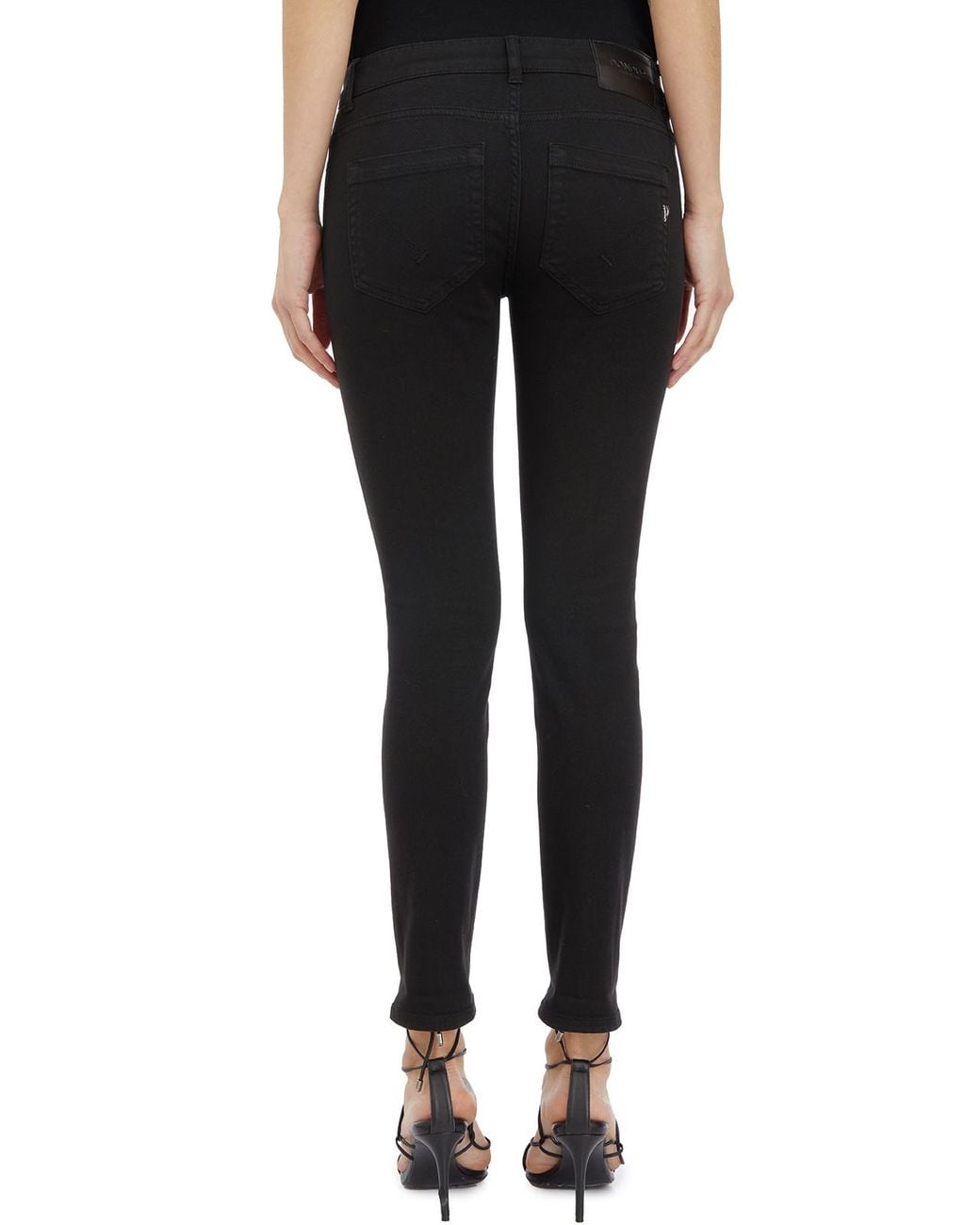 Dondup Black Five-Pocket Jeans