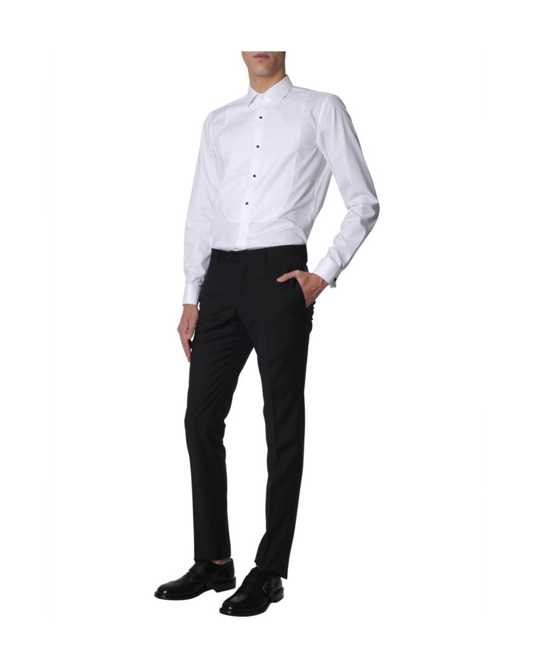 Boss White Long-Sleeved Shirt for men