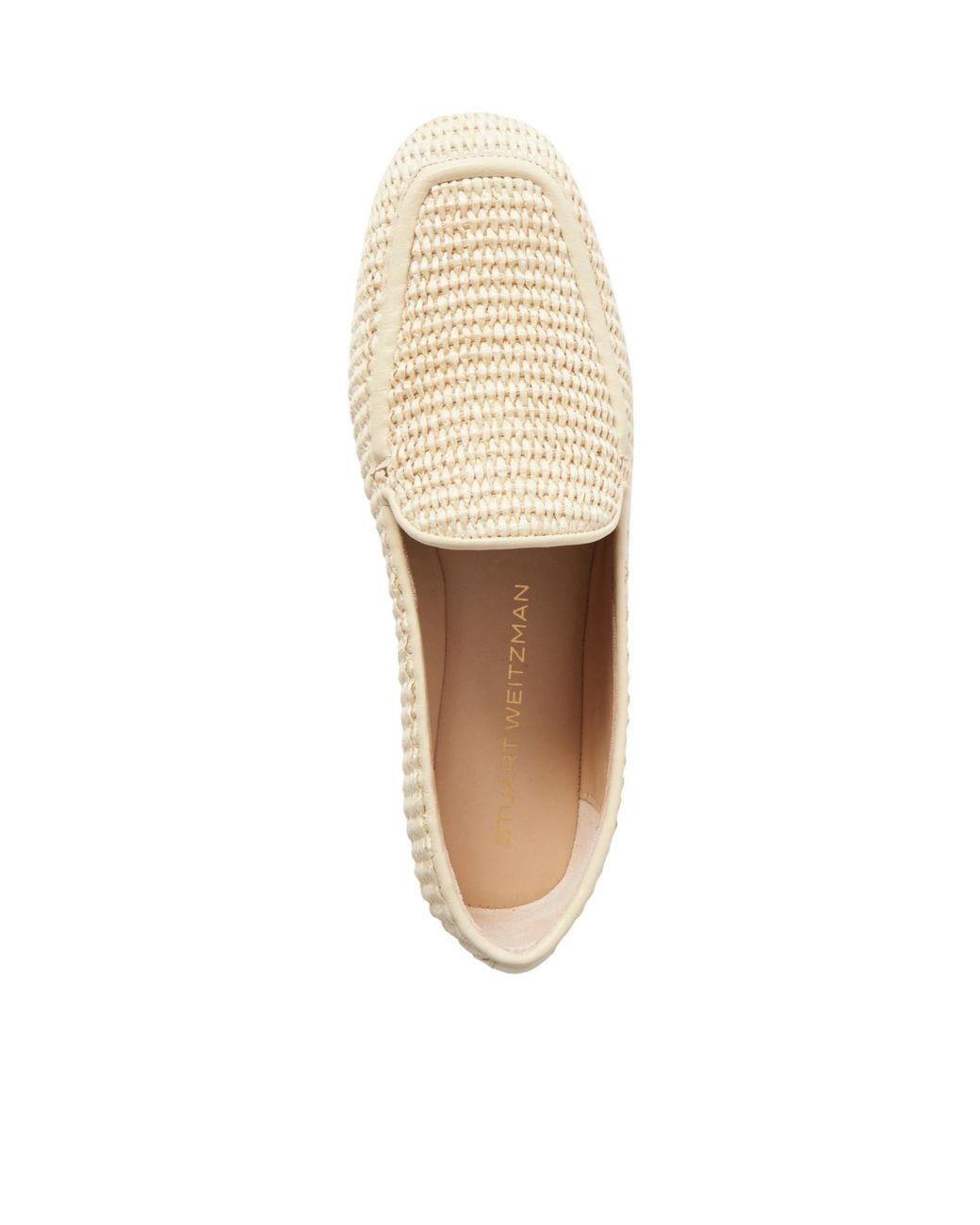 Stuart Weitzman Natural Simple Flat Shoes