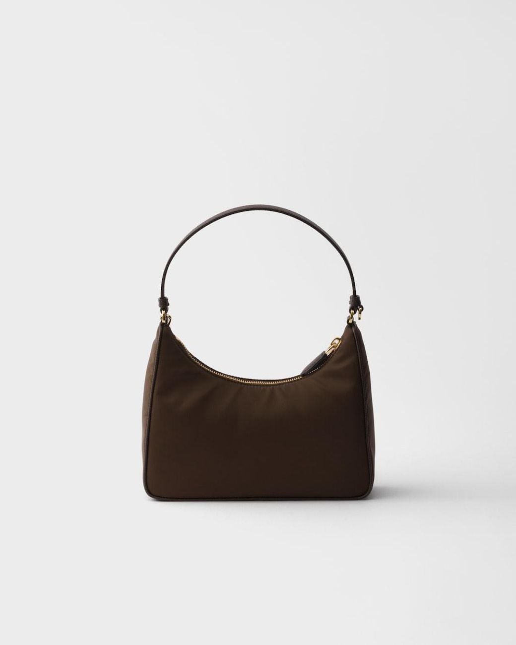 Prada Brown Re-Edition 2005 Re-Nylon And Saffiano Mini Bag